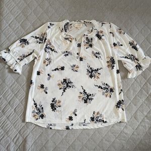 Melloday Bohemian☮️ Style Floral💐 Blouse - NWT